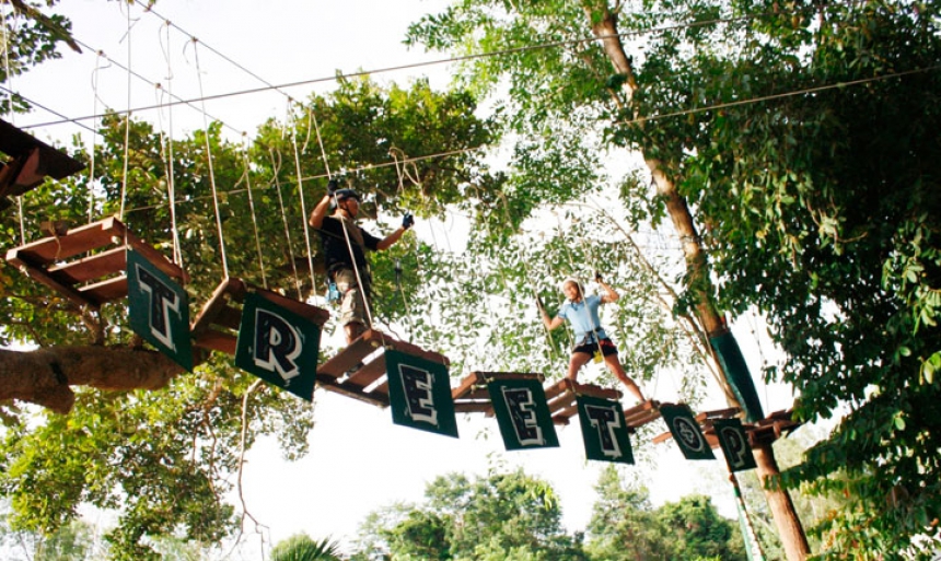 Полет Тарзана, Tree Top, начало в 9:00, 11.00, 13:00