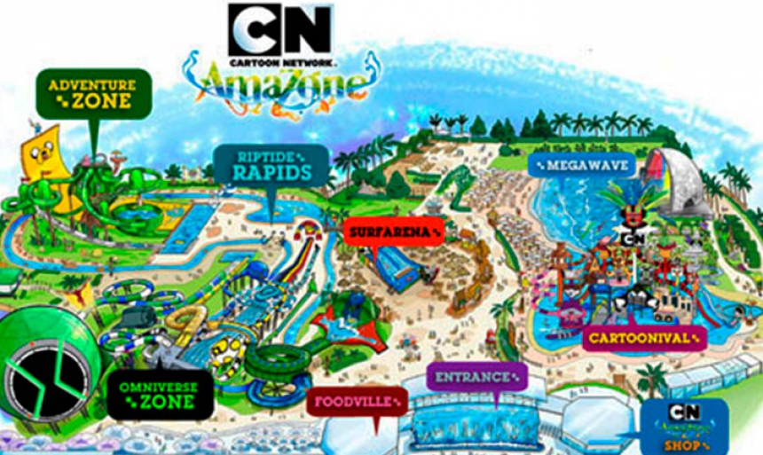  Аквапарк в Паттайе Cartoon Network ЭКОНОМ